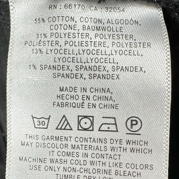 Anthropologie Pilcro and the Letterpress Flare / Bell Bottom Black Jeans Size 25 - Picture 7 of 7